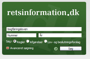 Sgeresultat bogfringslov