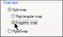 Isometric snap