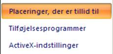 Placeringer, der er tillid til
