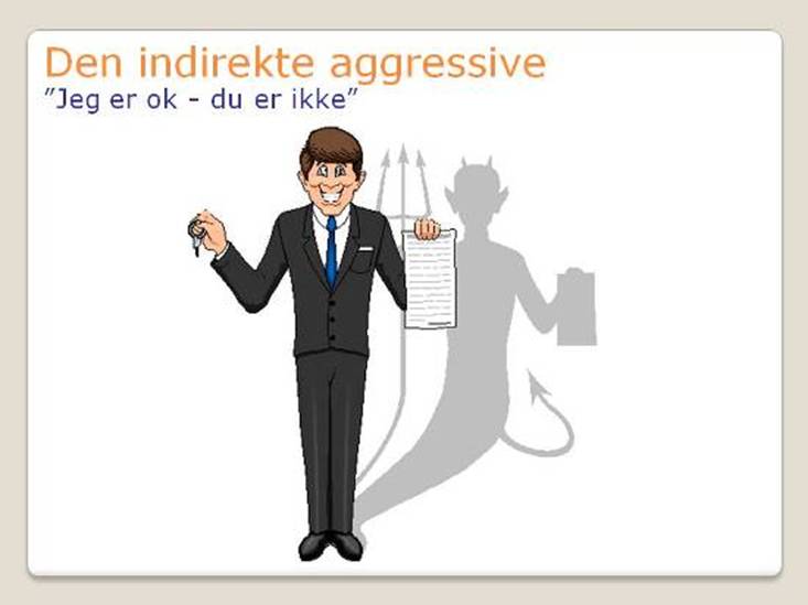 Det indirekte aggressive reaktionsmnster